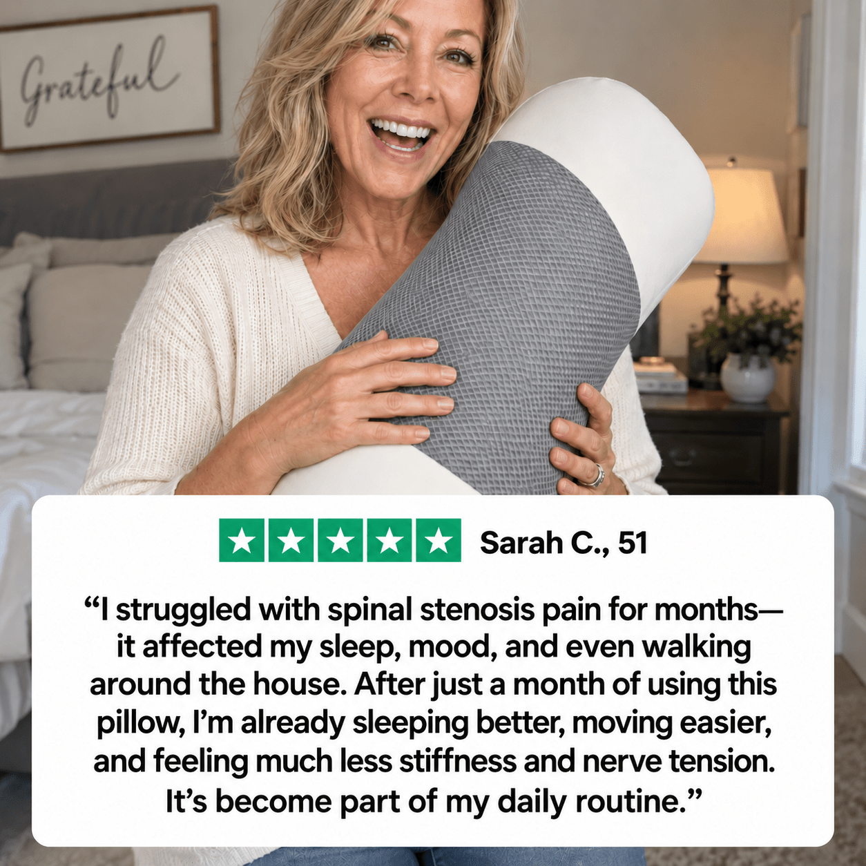 Relivia Pro — Next-Gen Spinal Stenosis Pillow Relivia 